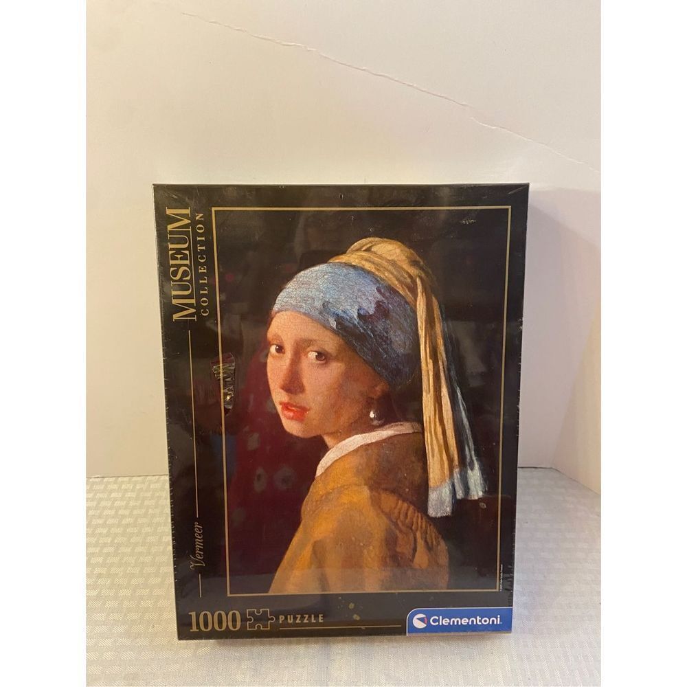 Clemintonio Museum puzzle collection Italy Vermeer Girl with earring new 1000 pi